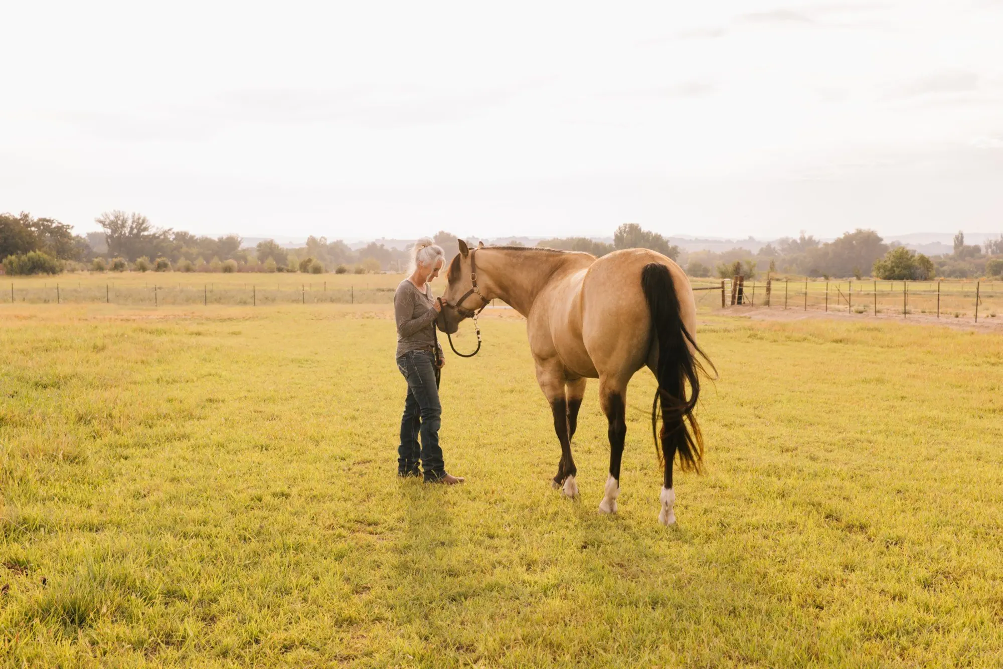 Kellie Robinson with her horse