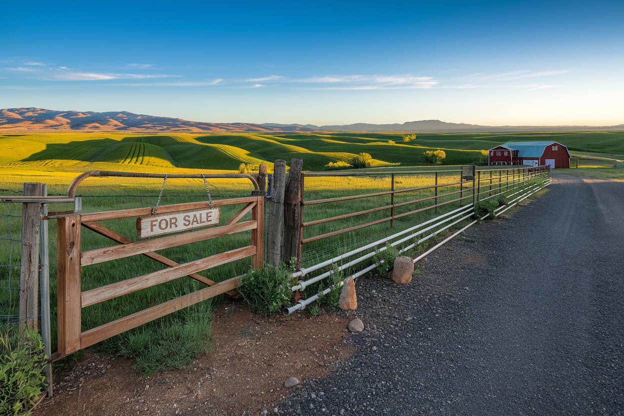 Ranch property for sale in the Oregon-Idaho border region